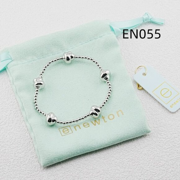 Enewton Platinum Spiral Bead Mix Bracelet - Picture 4 of 4